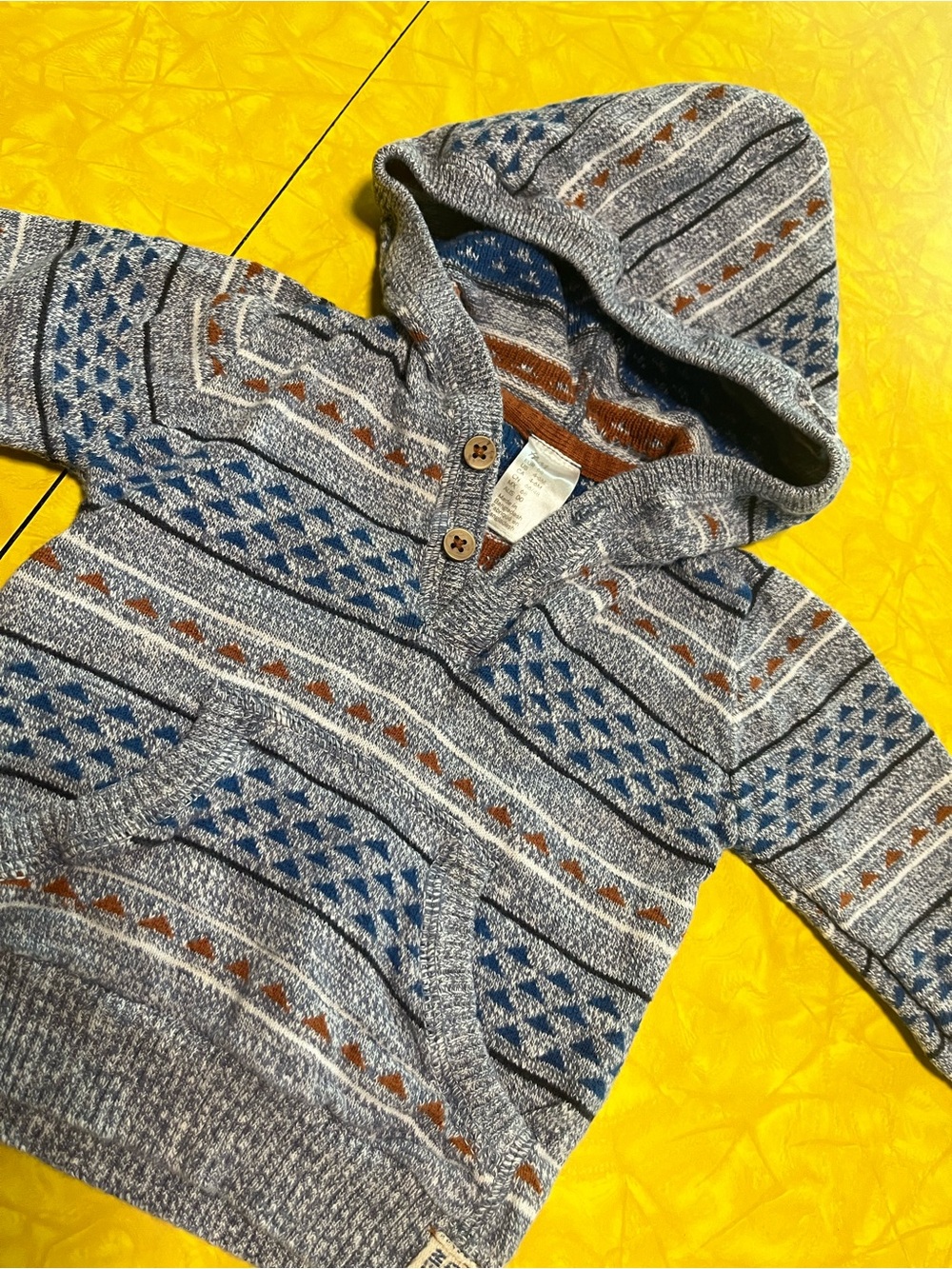 Baby Boy’s H&M Pull-Over Hooded Sweater